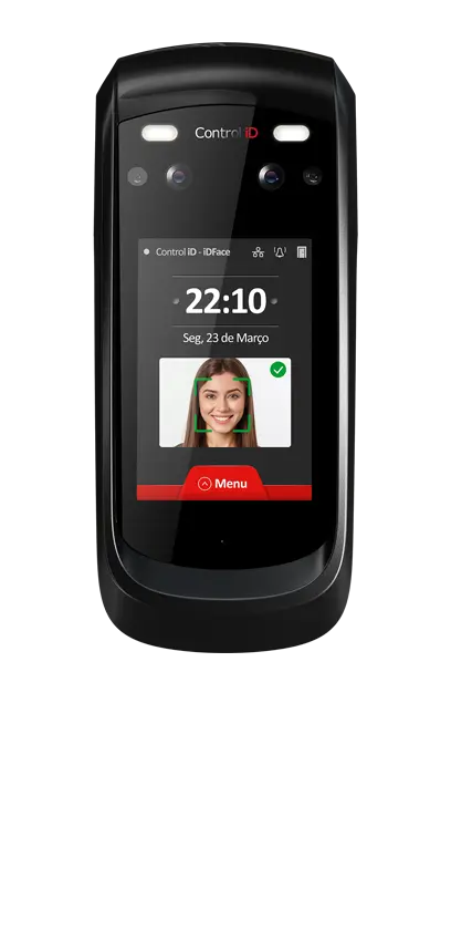 IDFace — equipamento oficial fornecido pela LógicaBR